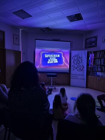 Mali kino v Občinski knjižnici Žalec Mali kino v Občinski knjižnici Žalec