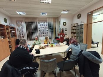 Varovanci Sožitja in Božičkova skrivnost v Občinski knjižnici Žalec