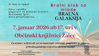 Bralni klub za mlade Bralna galaksija v Občinski knjižnici Žalec