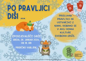 Po pravljici diši v Izposojevališču Griže