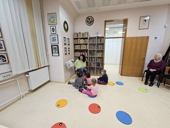 Zimska pravljična ura v Občinski knjižnici Žalec