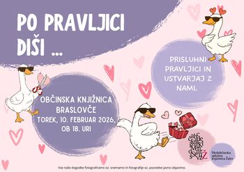 Po pravljici diši v Občinski knjižnici Braslovče