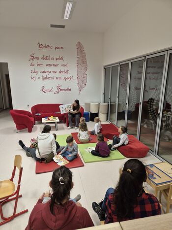 Valentinova pravljica v Občinski knjižnici Braslovče Valentinova pravljica v Občinski knjižnici Braslovče