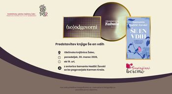 Predstavitev knjige Še en vdih avtorice Samante Hadžić Žavski 