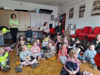 Vrtec na obisku v Izposojevališču Petrovče