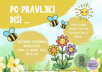 Po pravljici diši v Občinski knjižnici Braslovče