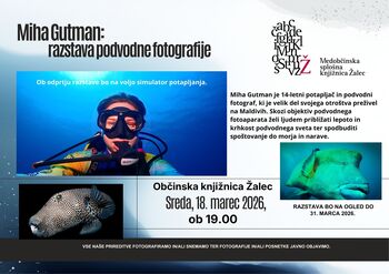 Miha Gutman: Odprtje razstave podvodne fotografije