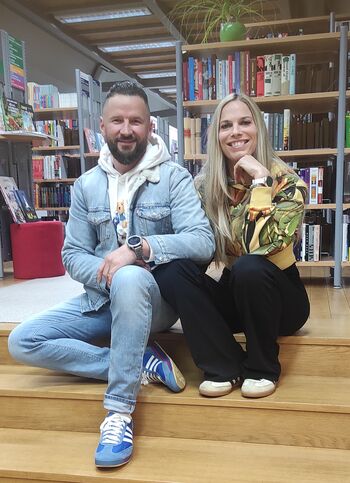 Po poti vase z Veroniko in Nejcem v Občinski knjižnici Polzela 