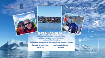 S knjižnico po svetu - Grenlandija, potopisno predavanje Sonje Salobir Lindsay