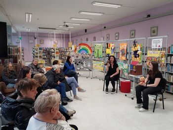 Pravljični maraton z medvedkom Pujem v Občinski knjižnici Žalec Pravljični maraton z medvedkom Pujem v Občinski knjižnici Žalec