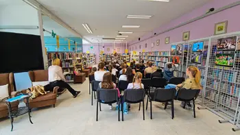 Učenci Osnovne šole Šempeter na obisku v Občinski knjižnici Žalec