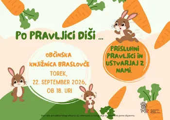 Pravljična ura s poustvarjanjem v Občinski knjižnici Braslovče
