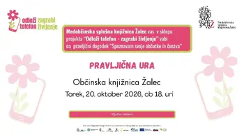 Pravljični dogodek “Spoznavam svoje občutke in čustva” v Občinski knjižnici Žalec