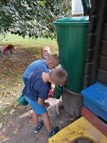 Zalogovnik vode in nov žleb v Vrtcu Vransko
