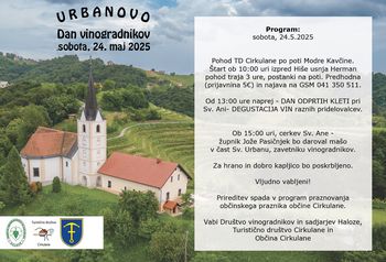 Urbanovo - Dan vinogradnikov