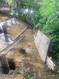 Sanacija plazu na cesti Strma ulica-Janežič Sanacija plazu na cesti Strma ulica-Janežič