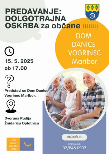 PREDAVANJE: DOLGOTRAJNA OSKRBA za občane