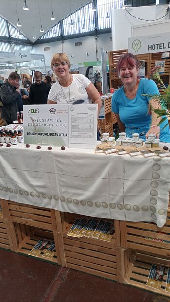 Na sejmu Zdravje in narava v Ljubljani.