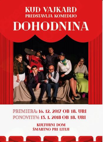 Gledališka predstava, komedija DOHODNINA