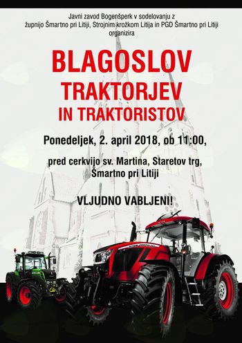 Blagoslov traktorjev in traktoristov