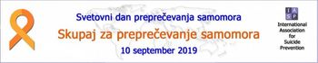 Svetovni dan preprečevanja samomora - 10. september