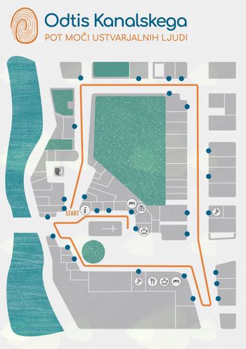 Kraj odprl svoje srce in pustil odtis Kanalskega s potjo moči ustvarjalnih ljudi Kraj odprl svoje srce in pustil odtis Kanalskega s potjo moči ustvarjalnih ljudi