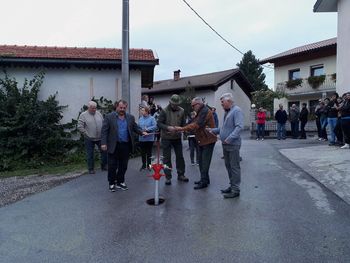 Odprtje vodovoda Vrhavč in Okroglo Odprtje vodovoda Vrhavč in Okroglo
