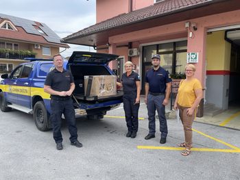 Podjetje REM POWER, d. o. o., iz Komende Občini Vojnik doniral elektroagregat