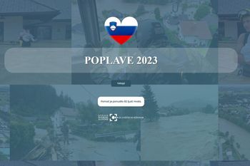 Spletna aplikacija Poplave 2023