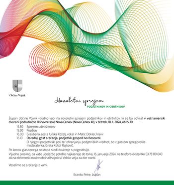 Novoletni sprejem podjetnikov in obrtnikov