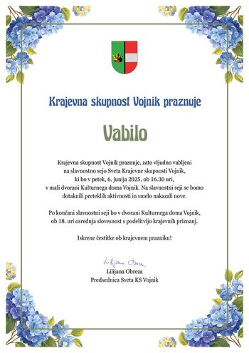 SLAVNOSTNA SEJA SVETA KS VOJNIK