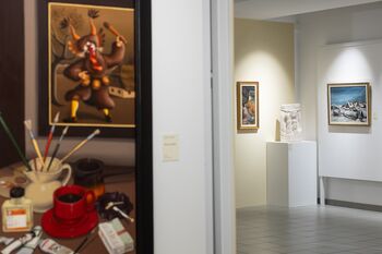 VSAKDANJIK IN PRAZNIK: Etnografska dediščina v delih likovnih samorastnikov, 24. 10. 2025–5. 4. 2026 VSAKDANJIK IN PRAZNIK: Etnografska dediščina v delih likovnih samorastnikov, 24. 10. 2025–5. 4. 2026