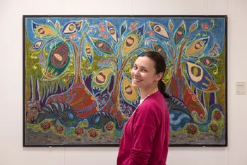 Odprli smo razstavo Marie Kozyrenko: Kjerkoli si 