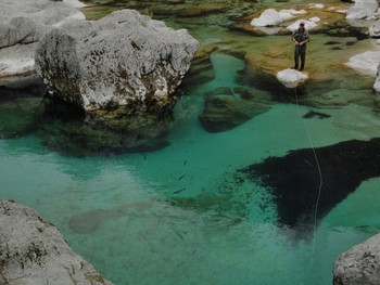 S prvim aprilom se je začela ribiška sezona na reki Soči s pritoki S prvim aprilom se je začela ribiška sezona na reki Soči s pritoki