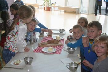Tradicionalni slovenski zajtrk v OŠ Cirkovce