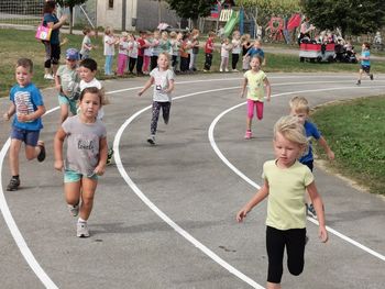 Množični tek v vrtcu v Cirkovcah