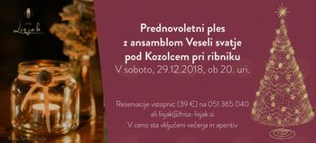 Prednovoletni ples v Hiši Lisjak