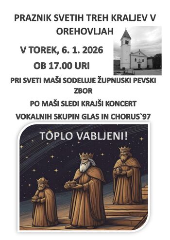 KONCERT ZA SV. TRI KRALJE