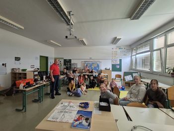 Obisk učencev krožka RK na OŠ Veliki Gaber