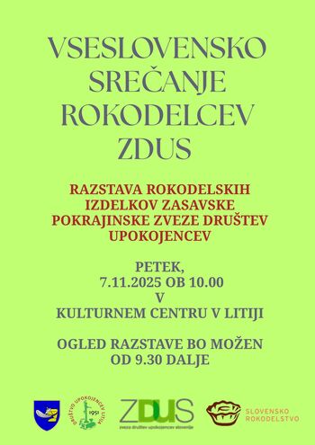 Vseslovensko srečanje rokodelcev ZDUS