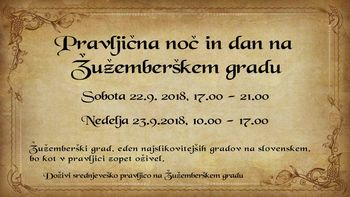 8. pravljična noč in dan na Žužemberškem gradu
