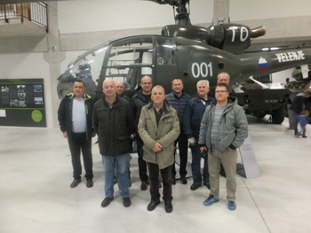 Častniki  OZSČ Dravinjske doline na izletu v Ljubljani in v Parku vojaške zgodovine v Pivki