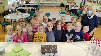 Prvošolci sprejeti v skupnost učencev šole