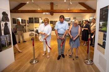 Slovesno odprtje razstave o Plečniku na Blejskem gradu Slovesno odprtje razstave o Plečniku na Blejskem gradu