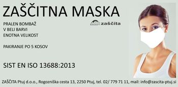 Podjetje s Ptuja sprejema naročila za zaščitno opremo