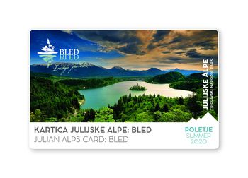 Z današnjim dnem je zaživela kartica gostja Julijske Alpe: Bled
