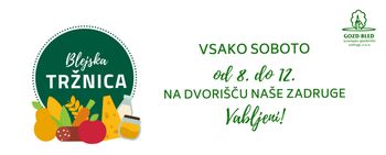 Jutri znova Blejska tržnica