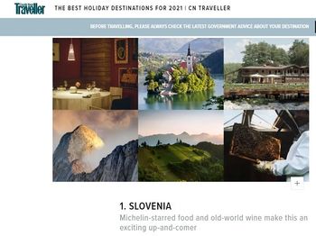 Slovenija med najbolj zaželenimi destinacijami prihodnjega leta Slovenija med najbolj zaželenimi destinacijami prihodnjega leta