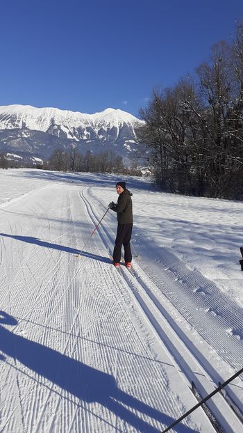Tekaška proga na Rečici, otoplitev se bliža