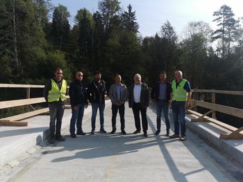 Gradnja mostu v Piškovci bo kmalu zaključena